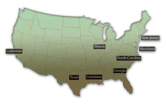 Shipping Locations